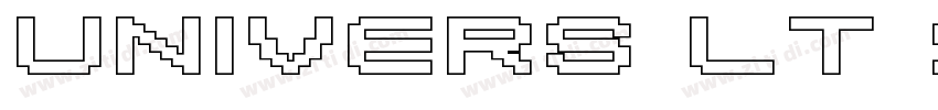 Univers LT Std 55 Ro字体转换
